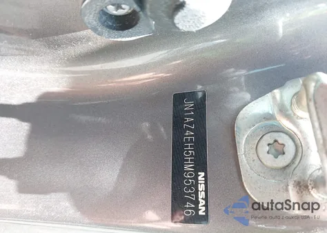 2017 Nissan 370Z Tour/Spt/Tech/Nismo/Tech z USA, uszkodzony, nr VIN JN1AZ4EH5HM953746